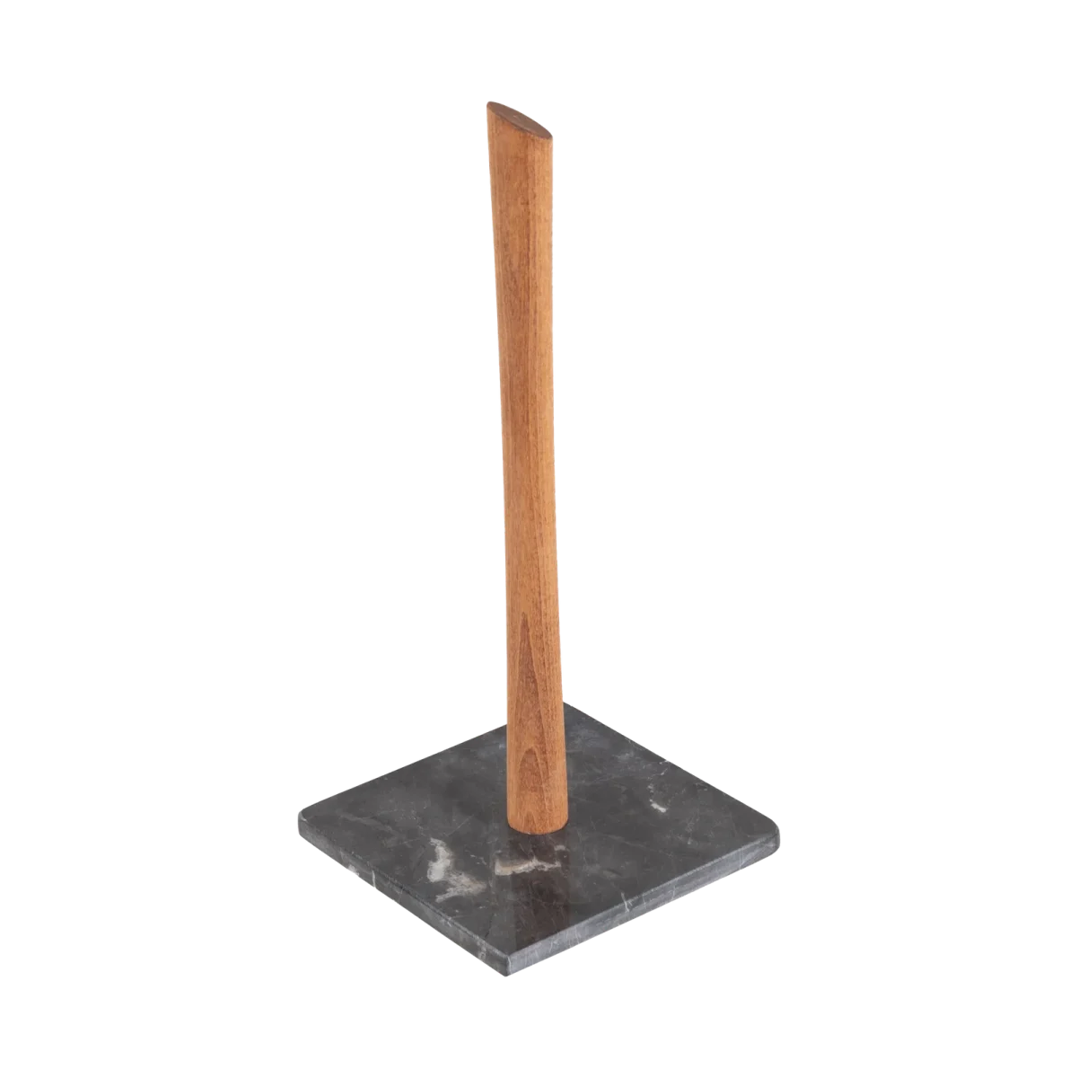 Square Base Black Marble Paper Towel Holder
