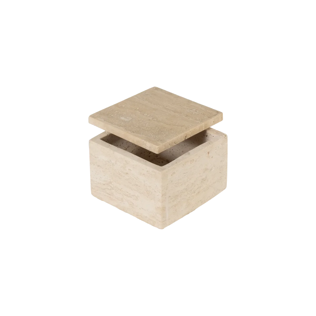 Travertine Box With Lid
