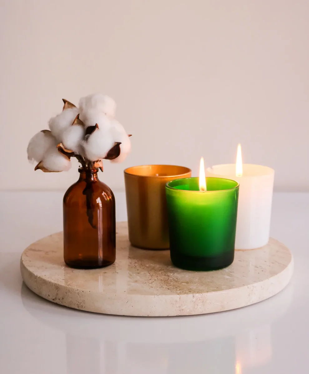 Travertine Round Serving Board