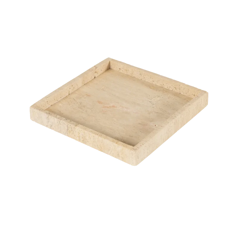 Travertine Square Tray