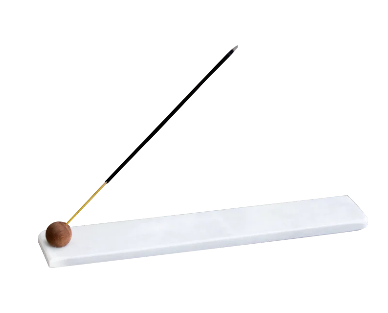 White Marble Long Incense Holder