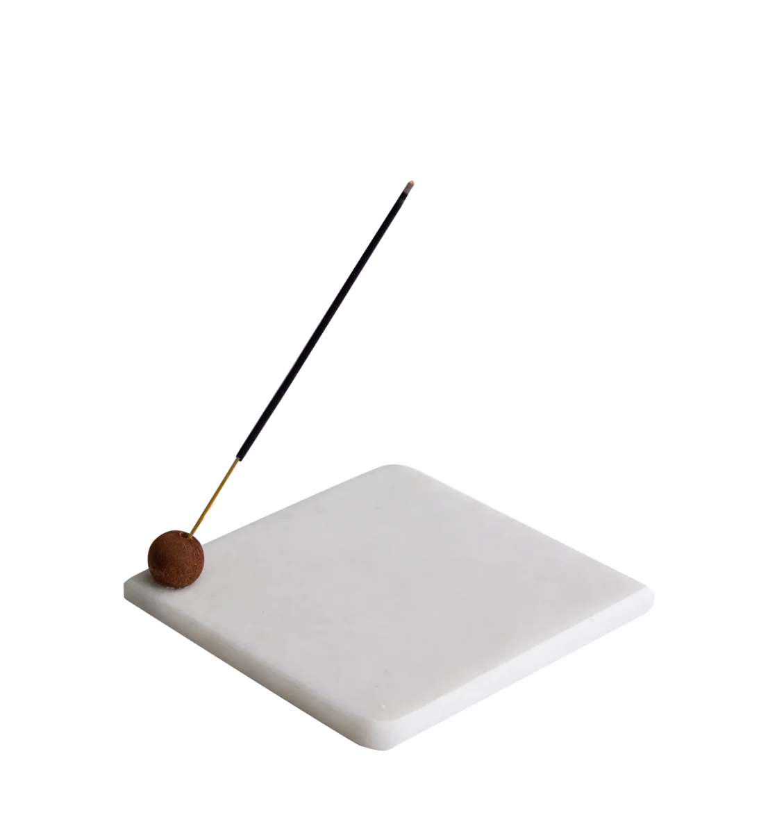 White Marble Square Incense Holder