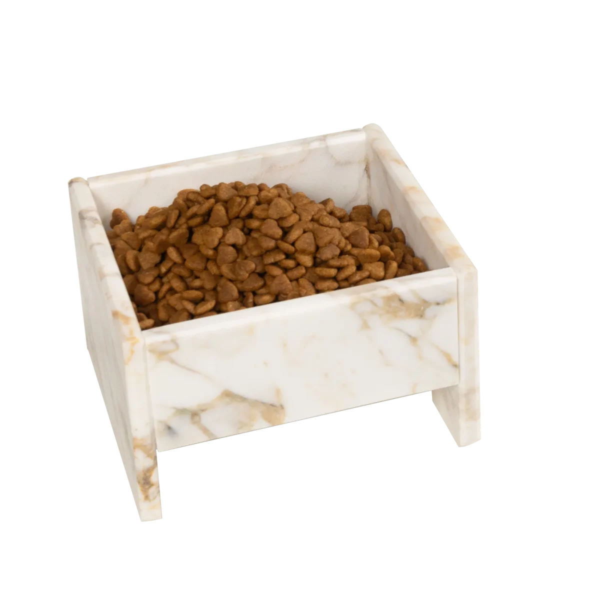 Marble Single Pet Bowl