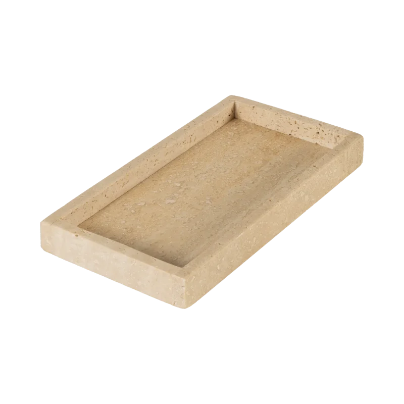 Travertine Rectangular Tray