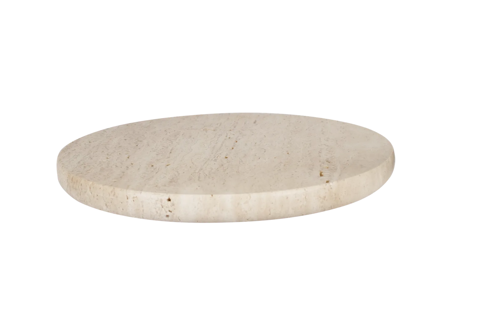 Travertine Round Serving Board