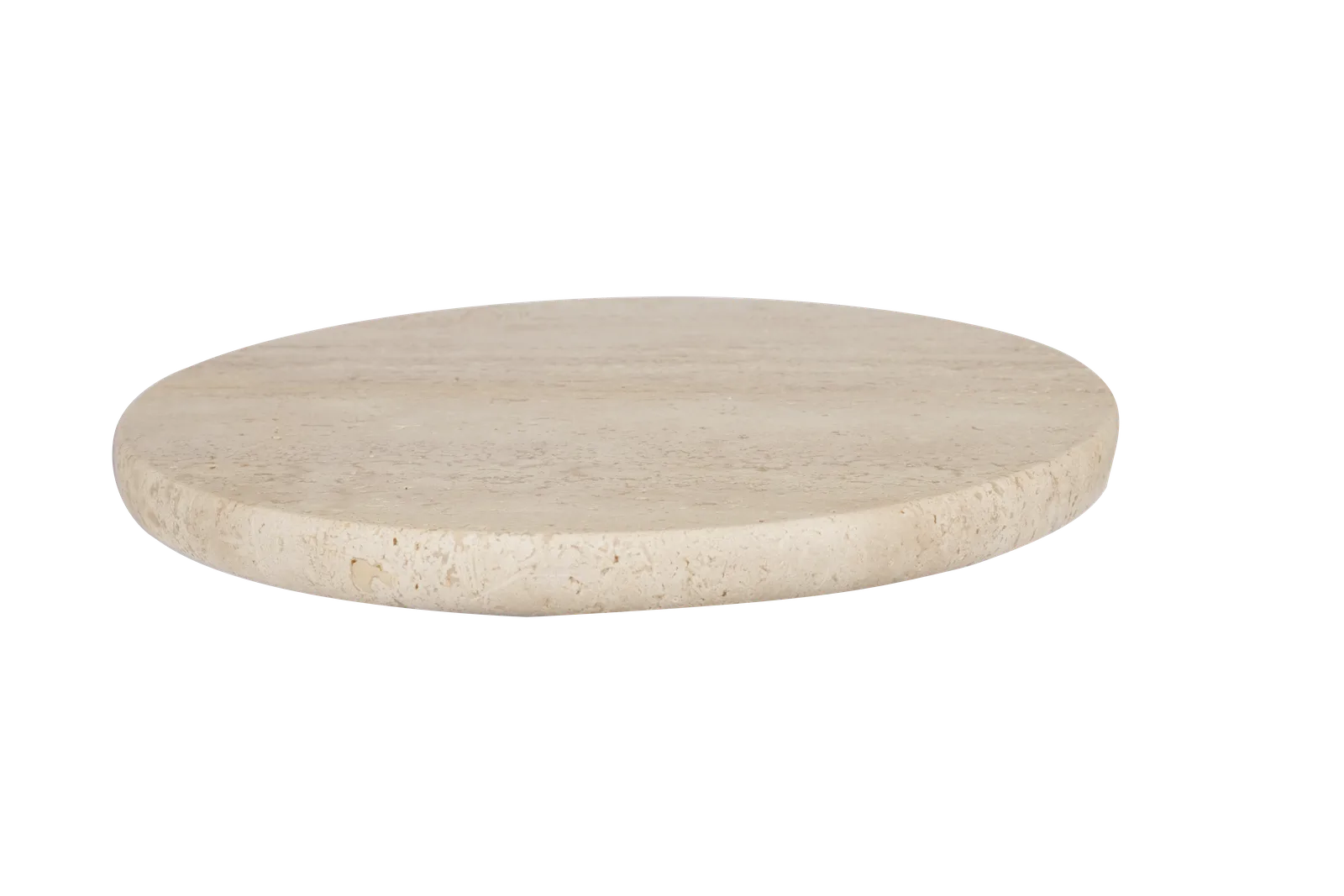 Travertine Round Serving Board